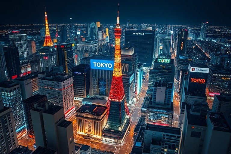 一姐影视-城市之光：东京夜景延时摄影